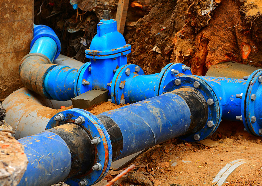 Sewer Line Replacement in Dover Base Housing